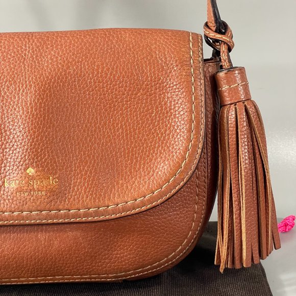 Kate Spade Caramel Brown McCall St. Adelaide Crossbody Bag - Picture 3 of 15